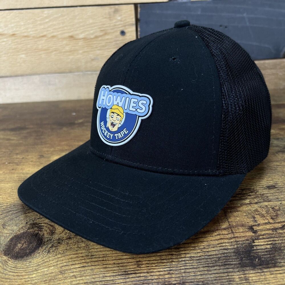 Howies Hockey Tape Snapback Hat Baseball Cap Trucker Mesh